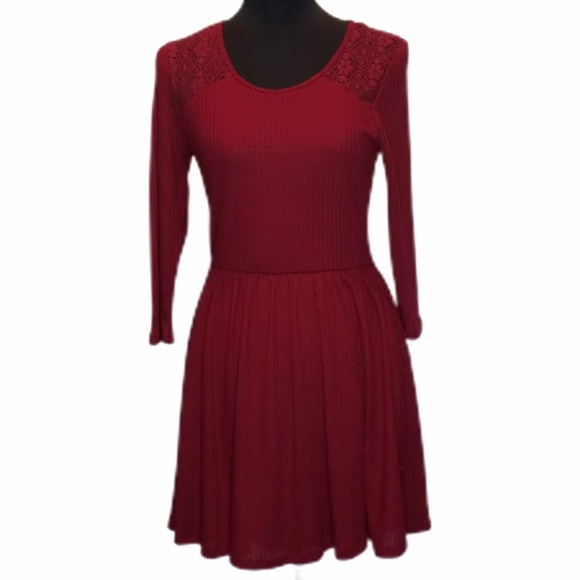 Trixxi Dresses & Skirts - Trixxi Burgundy Dress.         D105